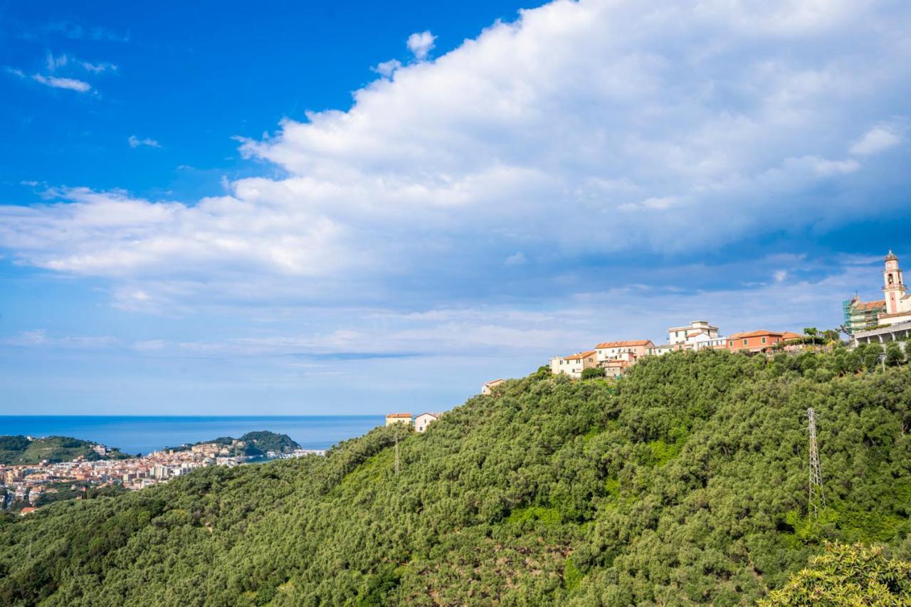 016 - Casa Tranquilla Vista Mare, Pace E Natura - 10 Minuti Dalla Spiaggia Leilighet Sestri Levante Eksteriør bilde